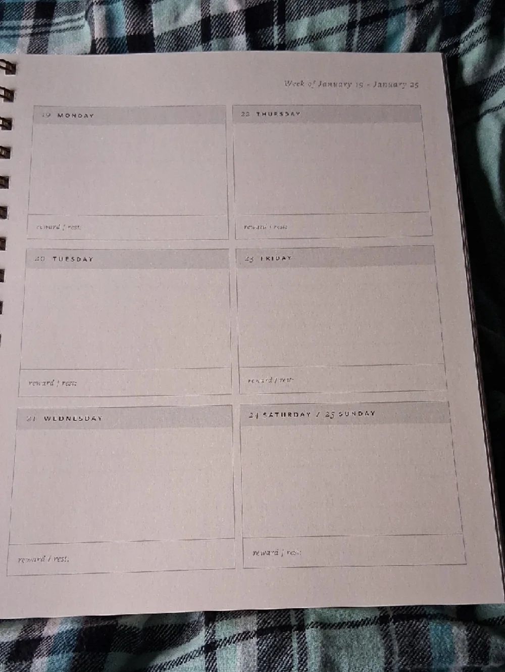 NWT! 2026 Ramona & Ruth Weekly Overview Planner & Calenders